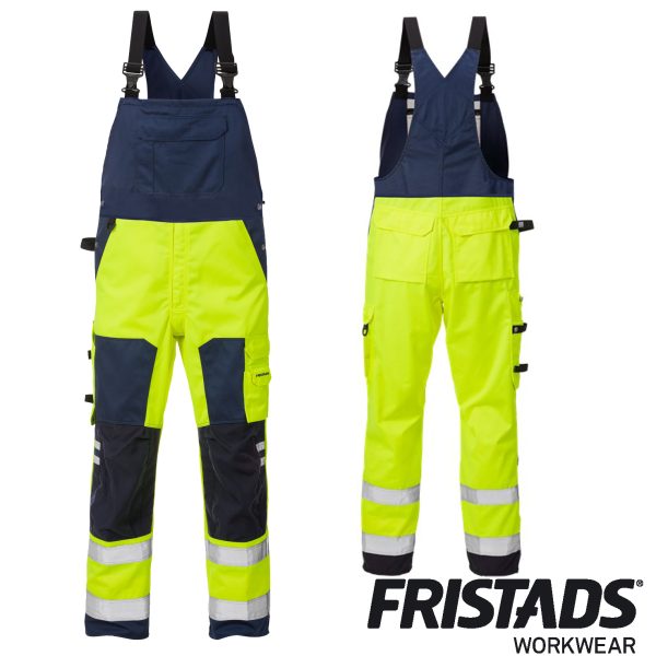 Fristads® High Vis Latzhose Kl. 2 1015 PLU