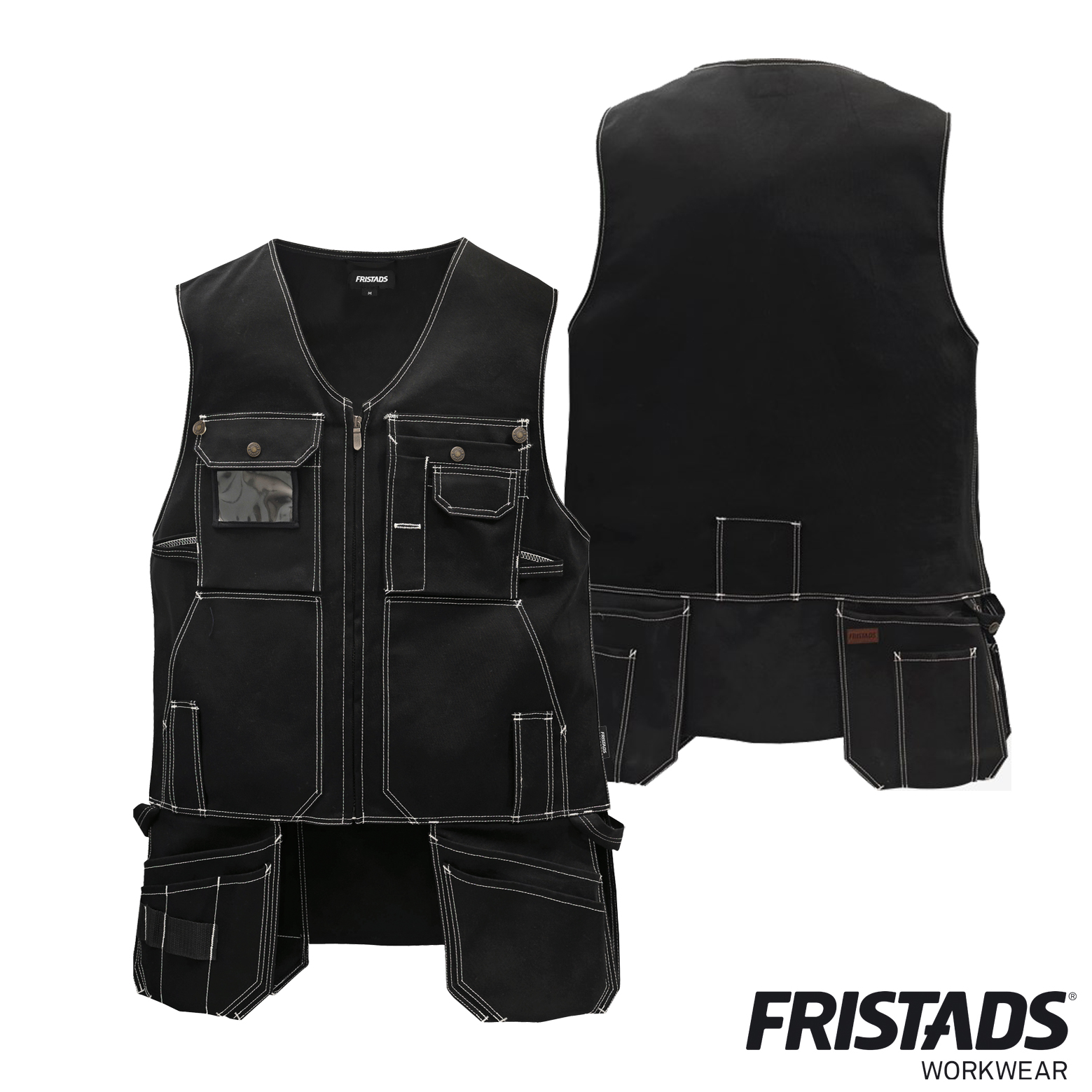 Fristads® Handwerkerweste 511 FAS | Klassische Arbeitsweste aus Baumwolle