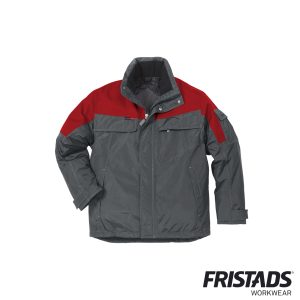 Fristads  Icon Airtech® Winterjacke 4815 GT grau/rot | Wind- & wasserdicht Gr. XL *RP*