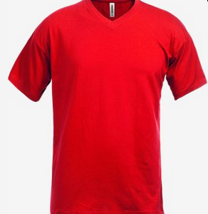 ACODE T-Shirt mit V-Ausschnitt 1913 rot Gr. L*RP*