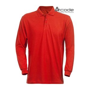 A-Code Poloshirt langarm 1722 rot *RP*