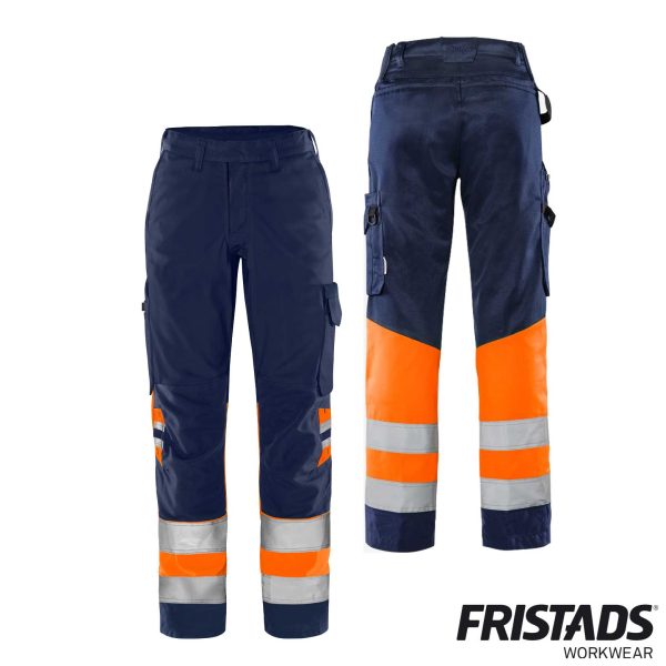 Fristads® High Vis Green Hose Damen Kl. 1 2652 GPLU – Bild 5
