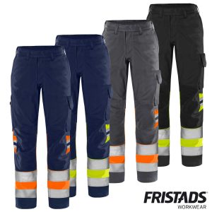 Fristads® High Vis Green Hose Damen Kl. 1 2652 GPLU