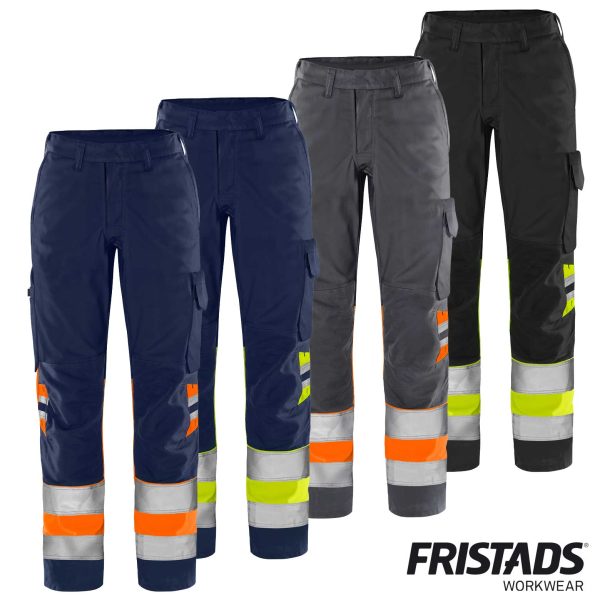 Fristads® High Vis Green Hose Damen Kl. 1 2652 GPLU