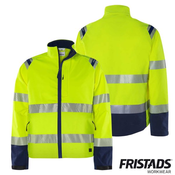 Fristads® High Vis Green Stretchjacke Kl. 3 4647 GSTP – Bild 2