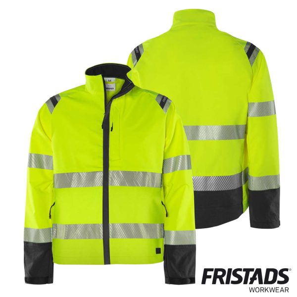 Fristads® High Vis Green Stretchjacke Kl. 3 4647 GSTP – Bild 4