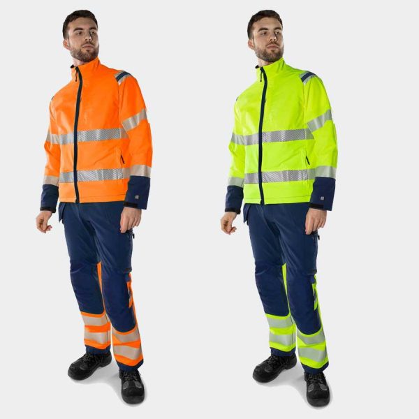 Fristads® High Vis Green Stretchjacke Kl. 3 4647 GSTP – Bild 6