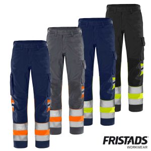 Fristads® High Vis Green Hose Kl.1 2668 GPLU