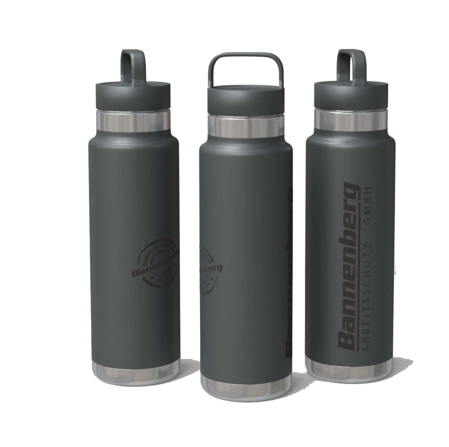 Bannenberg Isolierflasche anthrazit 600 ml