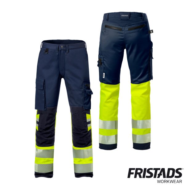 Fristads® High Vis Stretch-Hose Kl. 1 2705 PLU – Bild 2