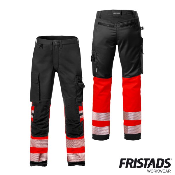 Fristads® High Vis Stretch-Hose Kl. 1 2705 PLU – Bild 5