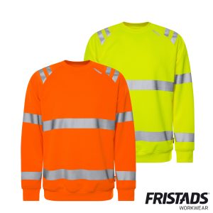 Fristads® High Vis Sweatshirt Kl. 3 7862 GPSW