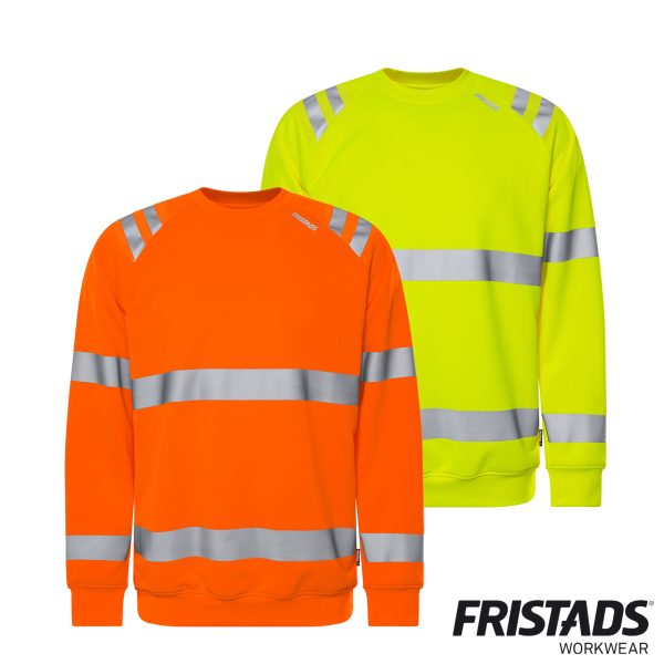 Fristads® High Vis Sweatshirt Kl. 3 7862 GPSW