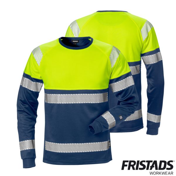 Fristads® High Vis T-Shirt Langarm Kl. 1 7519 THV – Bild 4