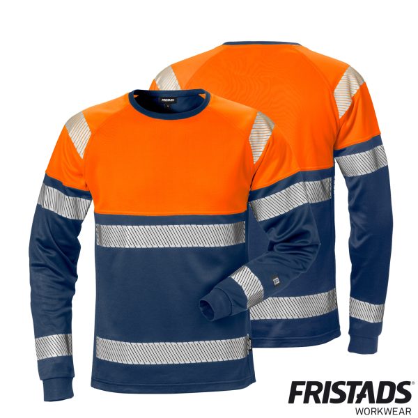 Fristads® High Vis T-Shirt Langarm Kl. 1 7519 THV – Bild 3