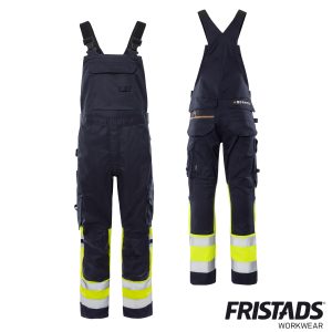 Fristads® Flamestat High Vis Stretch-Latzhose Kl.1 2168 ATHF