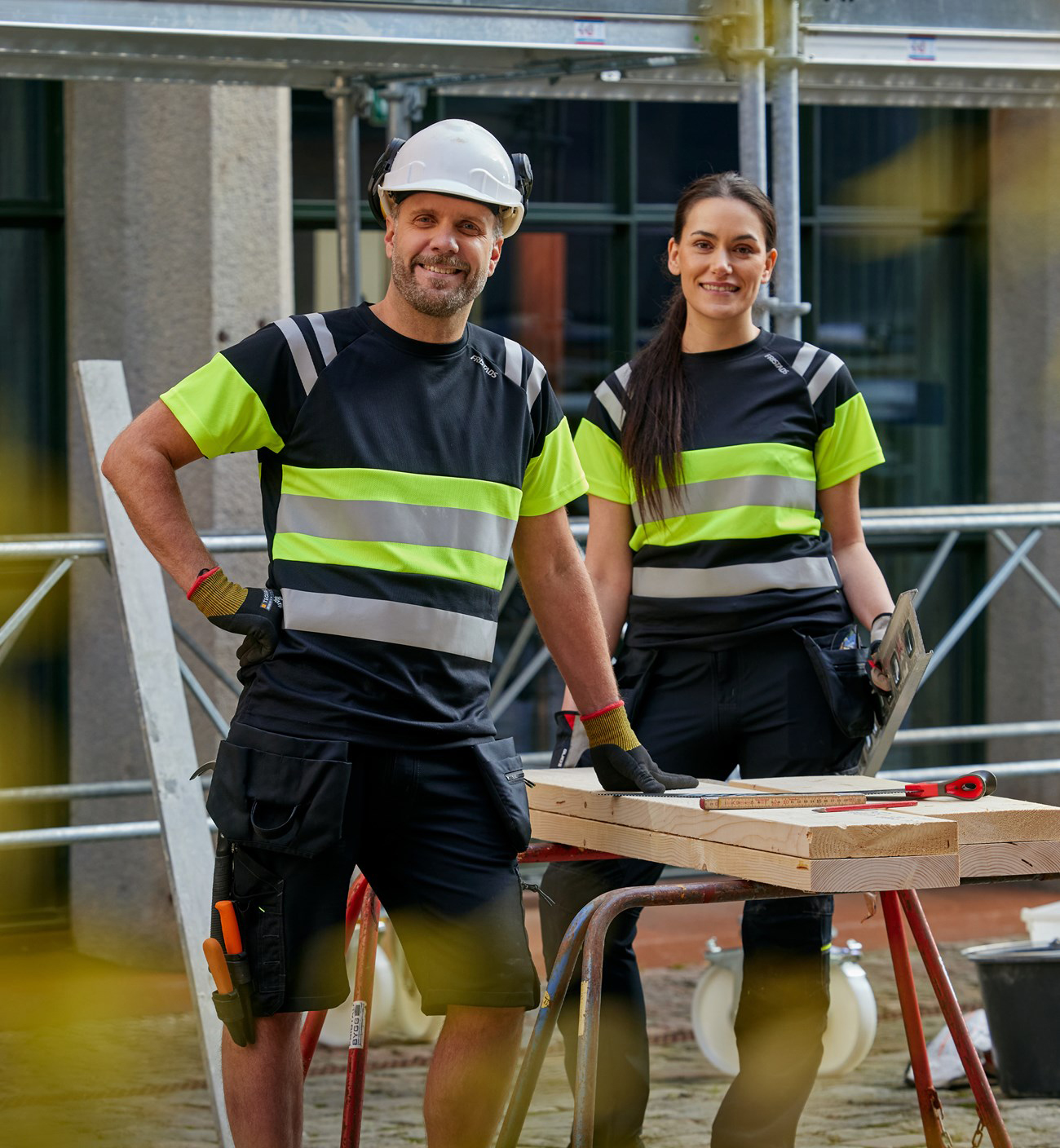 Fristads Warnschutz T-Shirt Kl.1 7880 GPST | High Vis & atmungsaktiv – Bild 5
