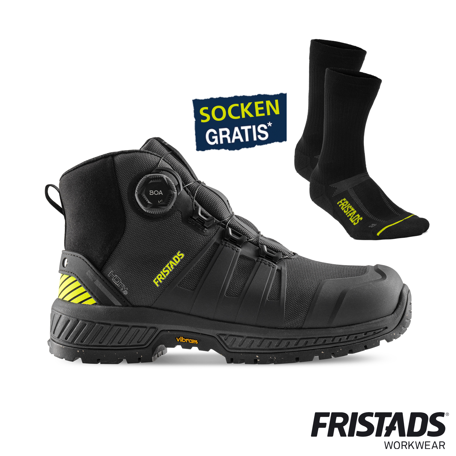 Fristads ComfortStep S7S Mid | Wasserdicht & BOA® + Socken